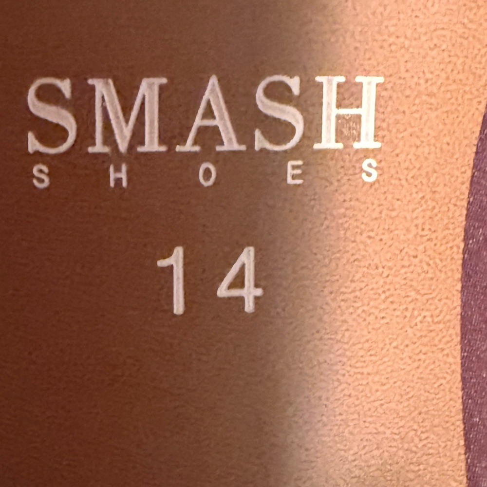 Smash NWT Sz 14 Beautiful Chocolate Brown Satin Like Stiletto High Heels (SH254) - Picture 10 of 12